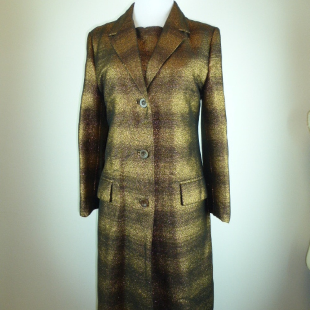 Gianni Versace VERSUS DRESS COAT ENSEMBLE Set i44 wedding party